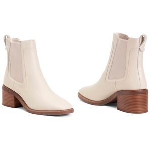 Sanctuary Cream Ankle Booties